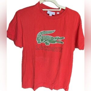 Lacoste red t shirt